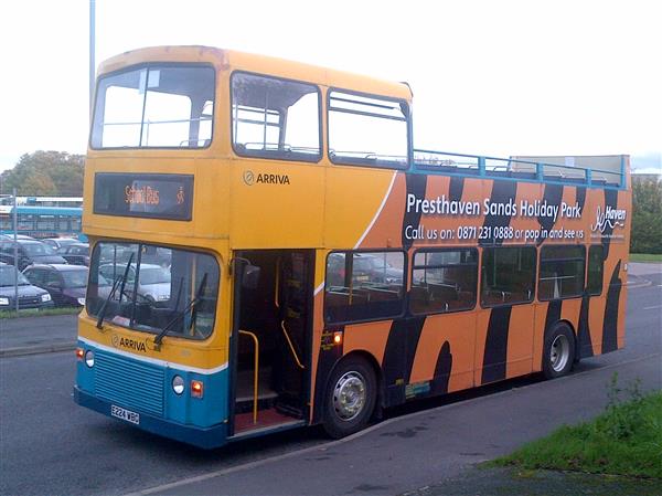 1988 LEYLAND OLYMPIAN SEMI OPEN TOP BUS 1988 LEYLAND OLYMPIAN SEMI OPEN TOP BUS