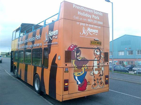 1988 LEYLAND OLYMPIAN SEMI OPEN TOP BUS 1988 LEYLAND OLYMPIAN SEMI OPEN TOP BUS