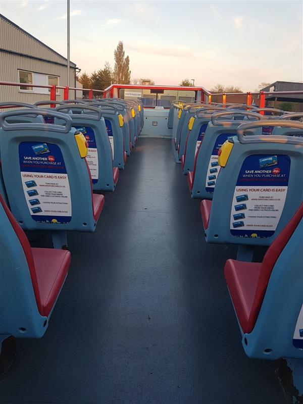 2001 Volvo open top sightseeing bus 2001 Volvo open top sightseeing bus