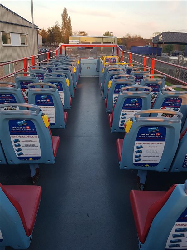 2001 Volvo open top sightseeing bus 2001 Volvo open top sightseeing bus