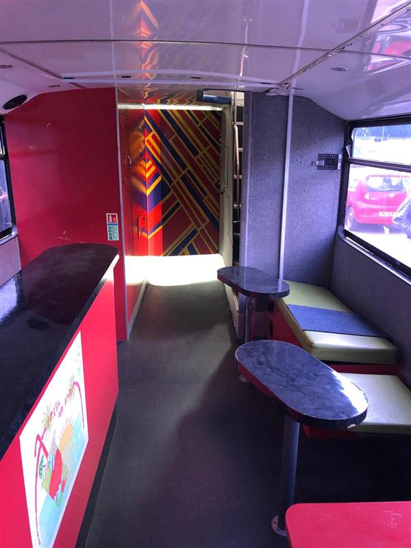 Mobile youth club Leyland Olympian double decker Mobile youth club Leyland Olympian double decker