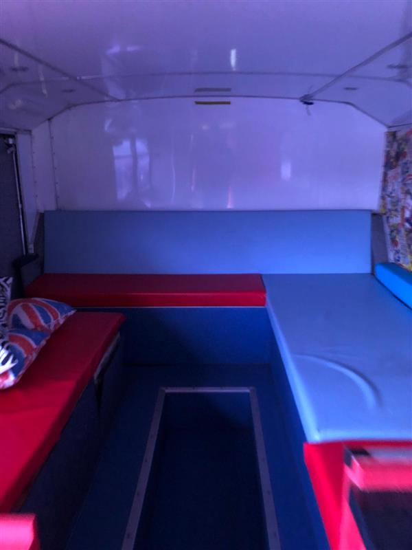 Mobile youth club Leyland Olympian double decker Mobile youth club Leyland Olympian double decker