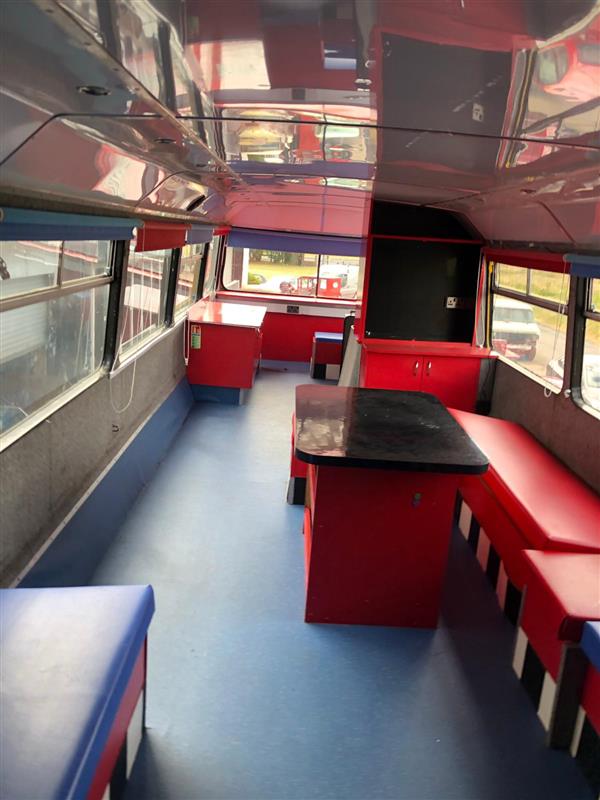 Mobile youth club Leyland Olympian double decker Mobile youth club Leyland Olympian double decker