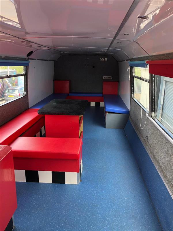 Mobile youth club Leyland Olympian double decker Mobile youth club Leyland Olympian double decker