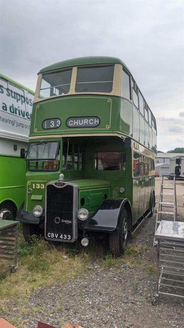 1949 Guy Arab back loader, half cab double decker 1949 Guy Arab back loader, half cab double decker