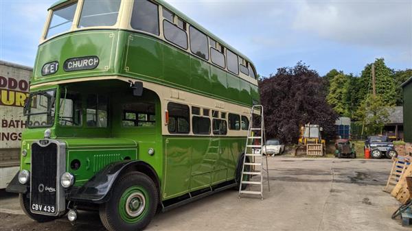 1949 Guy Arab back loader, half cab double decker 1949 Guy Arab back loader, half cab double decker