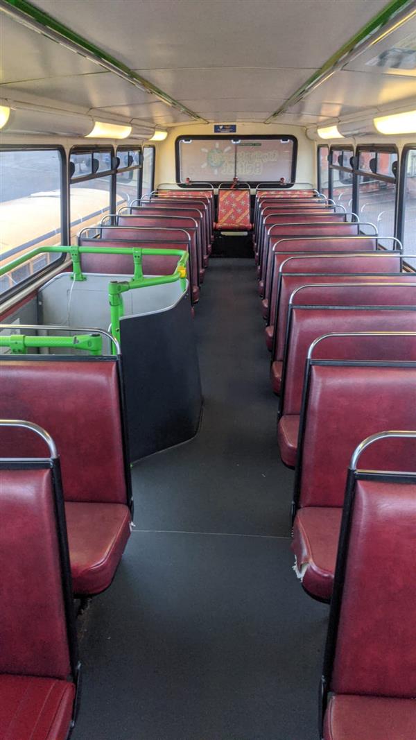 Vehicle Details Convertible open top double decker bus, Volvo Olympian