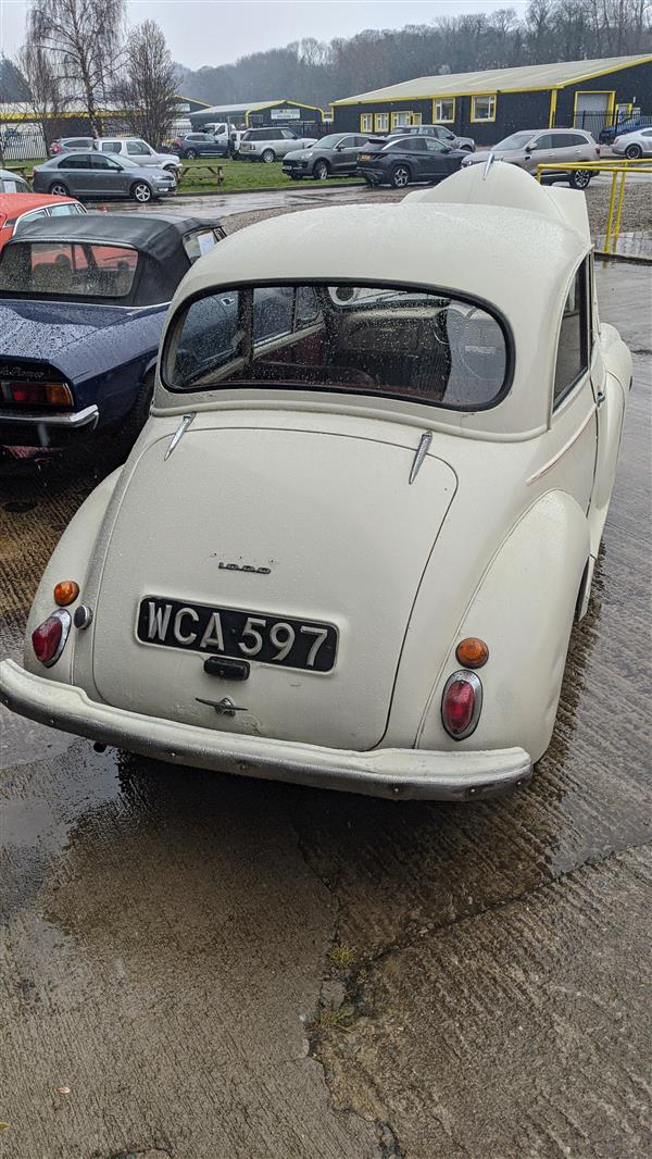 1960 Morris minor 1000, nice unrestored condition, drives well, solid underneath, original registration number WCA597, lots of fun, MOT and tax exempt, lots of fun, eye catching car by.