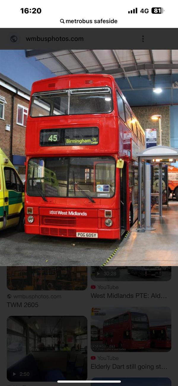 1983 MCW Metrobus double decker static bus