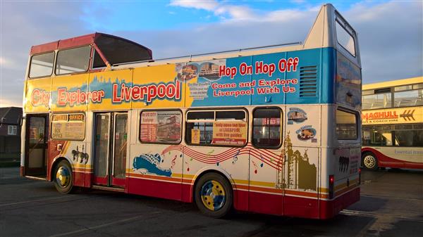 1980 MCW Metrobus,semi open top bus dual door